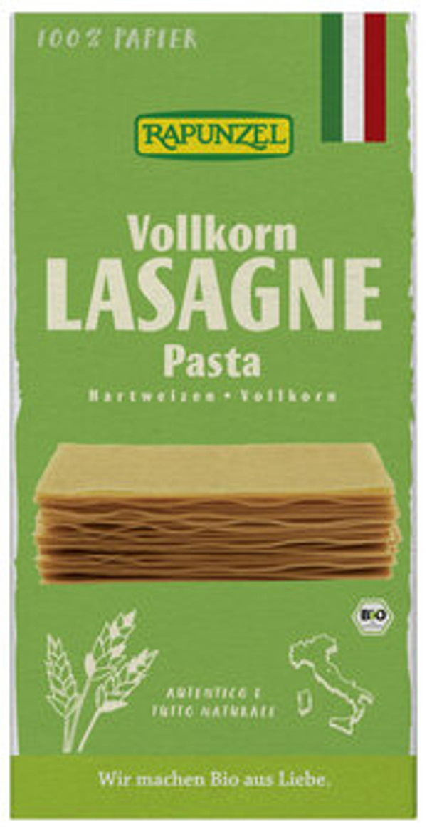 Produktfoto zu Lasagne-Platten Vollkorn