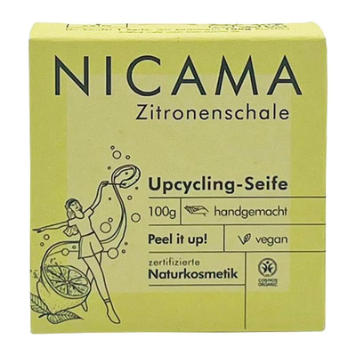 Produktfoto zu Upcycling-Seife Zitronenschale