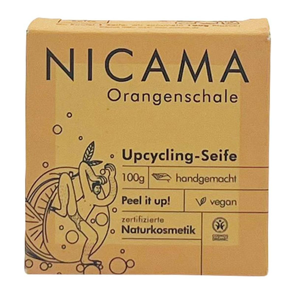 Produktfoto zu Upcycling-Seife Orangenschale