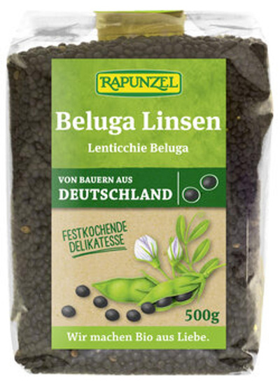 Produktfoto zu Beluga Linsen schwarz