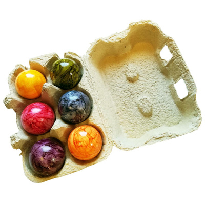 Produktfoto zu Bunte Eier 6 Stück