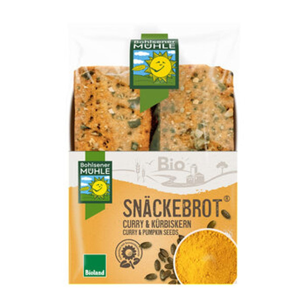 Produktfoto zu Snäckebrot© Curry & Kürbiskern