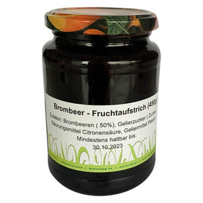 Produktfoto zu Brombeer-Apfel-Fruchtaufstrich