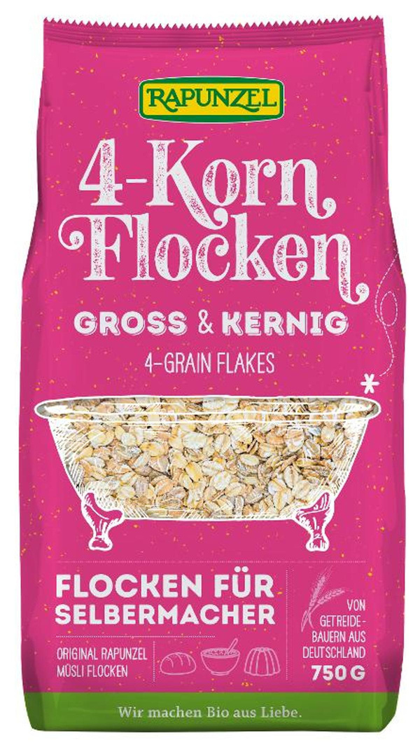 Produktfoto zu 4-Korn-Flocken