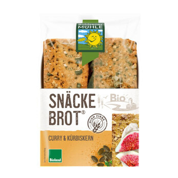 Produktfoto zu Snäckebrot© Curry & Kürbiskern