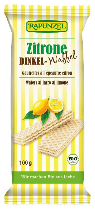 Produktfoto zu Dinkel-Waffeln Zitrone
