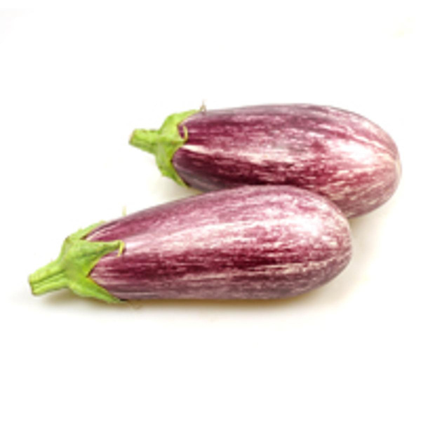 Produktfoto zu Bio-Auberginen Graffiti