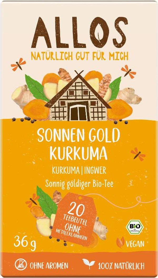 Produktfoto zu Sonnen Gold Kurkuma Tee