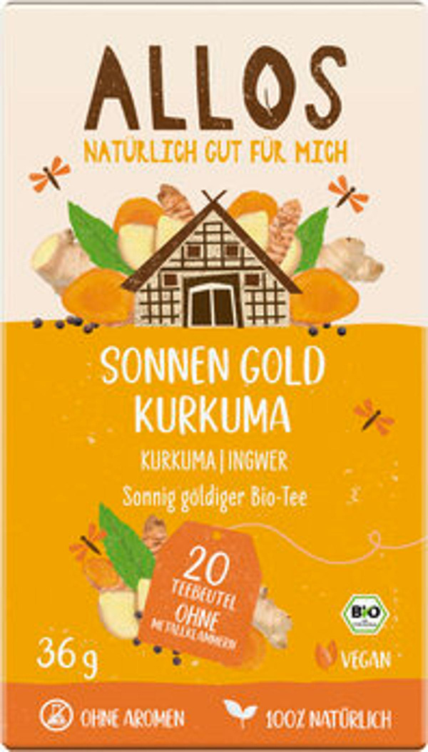 Produktfoto zu Sonnen Gold Kurkuma Tee