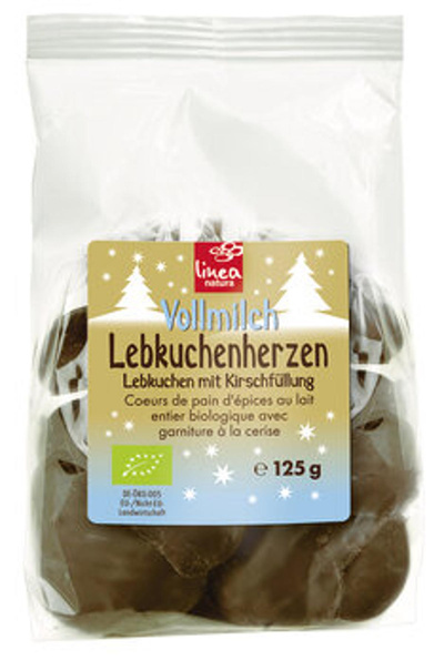 Produktfoto zu Lebkuchenherzen Kirschfüllung