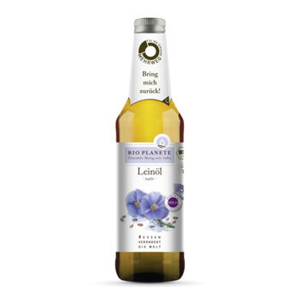 Produktfoto zu Leinöl nativ 0,5L