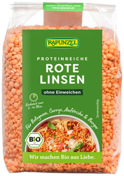 Produktfoto zu Linsen rot