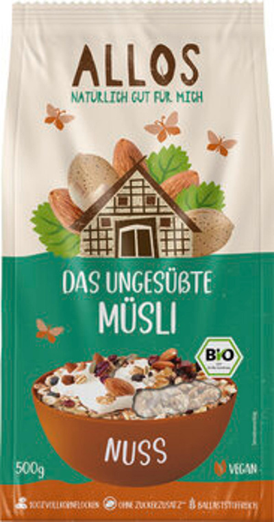 Produktfoto zu Nuss-Müsli (ungesüßt)