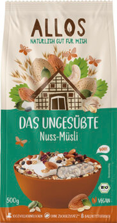 Produktfoto zu Nuss-Müsli (ungesüßt)