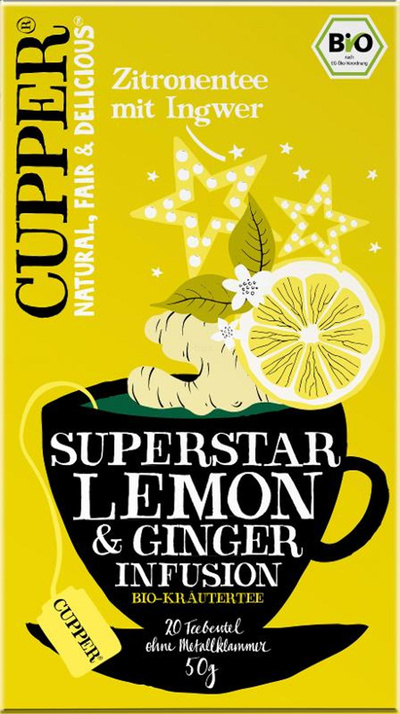 Produktfoto zu Zitronentee mit Ingwer