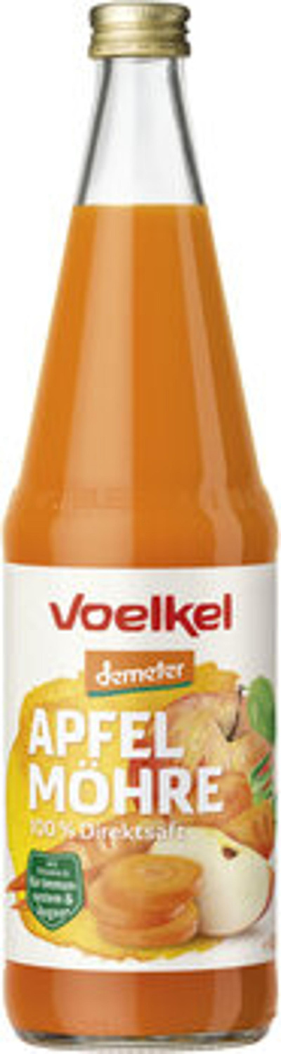 Produktfoto zu Apfel Möhrensaft 0,7L