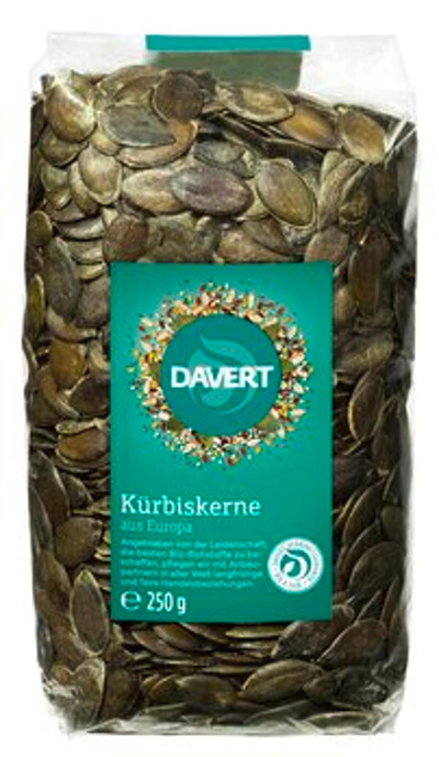 Produktfoto zu Kürbiskerne 250g Davert