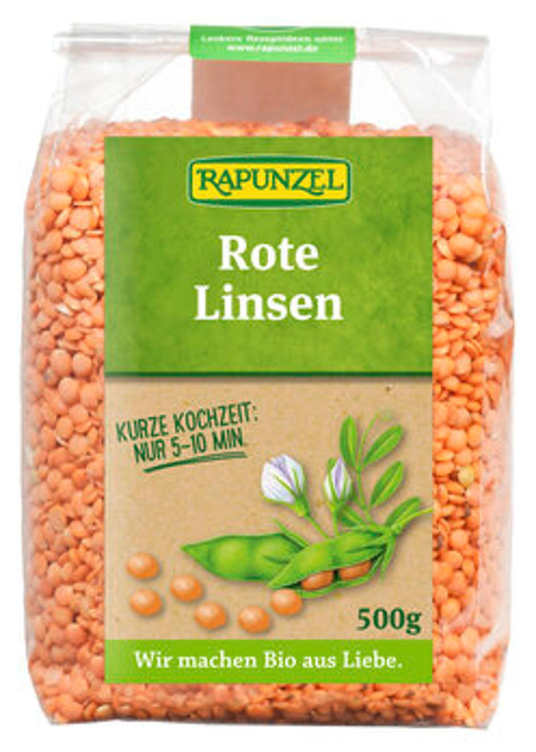 Produktfoto zu Linsen rot