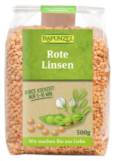 Produktfoto zu Linsen rot