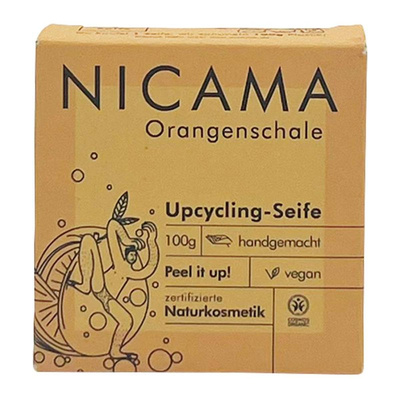 Produktfoto zu Upcycling-Seife Orangenschale