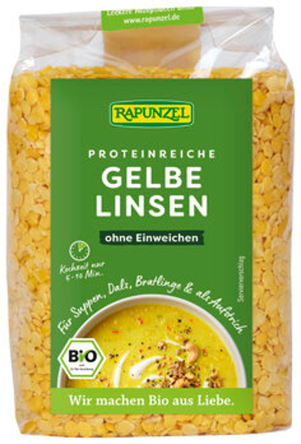Produktfoto zu Linsen gelb