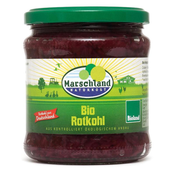 Produktfoto zu Bio-Rotkohl im Glas