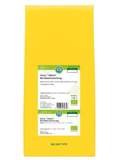 Produktfoto zu Curry, indisch 1kg