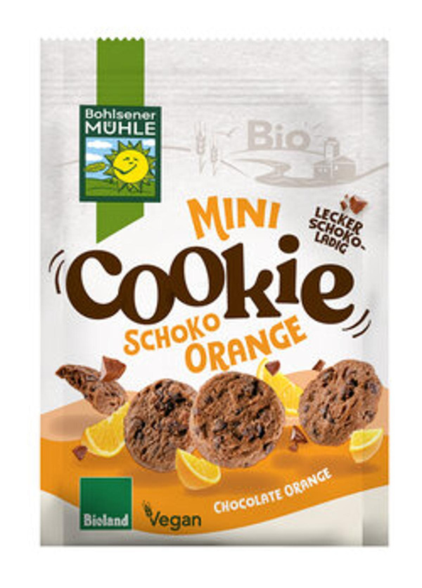 Produktfoto zu Mini Cookie Schoko Orange