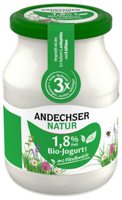 Produktfoto zu Bio Aktiv Joghurt 1,8
