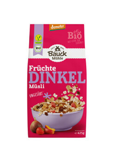 Produktfoto zu Dinkel Müsli Früchte