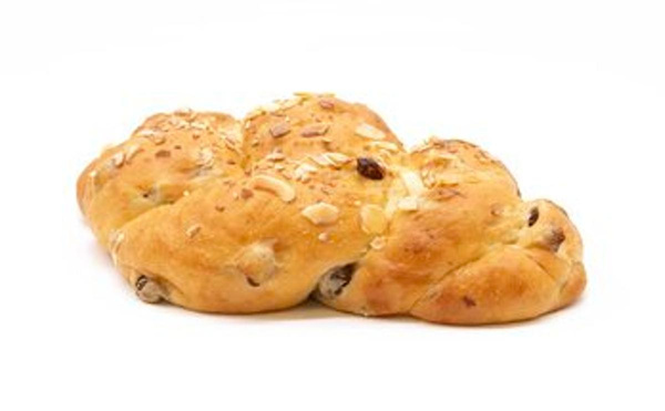 Produktfoto zu Dinkel Osterzopf mit Rosinen