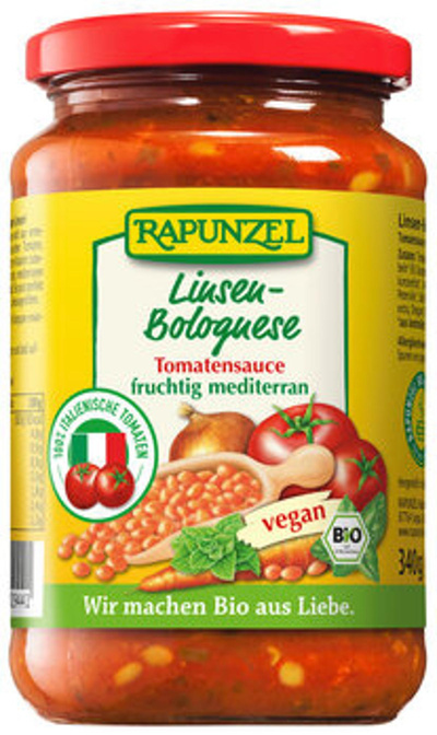 Produktfoto zu Tomatensauce Linsen-Bolognese,