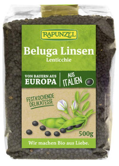 Produktfoto zu Beluga Linsen schwarz